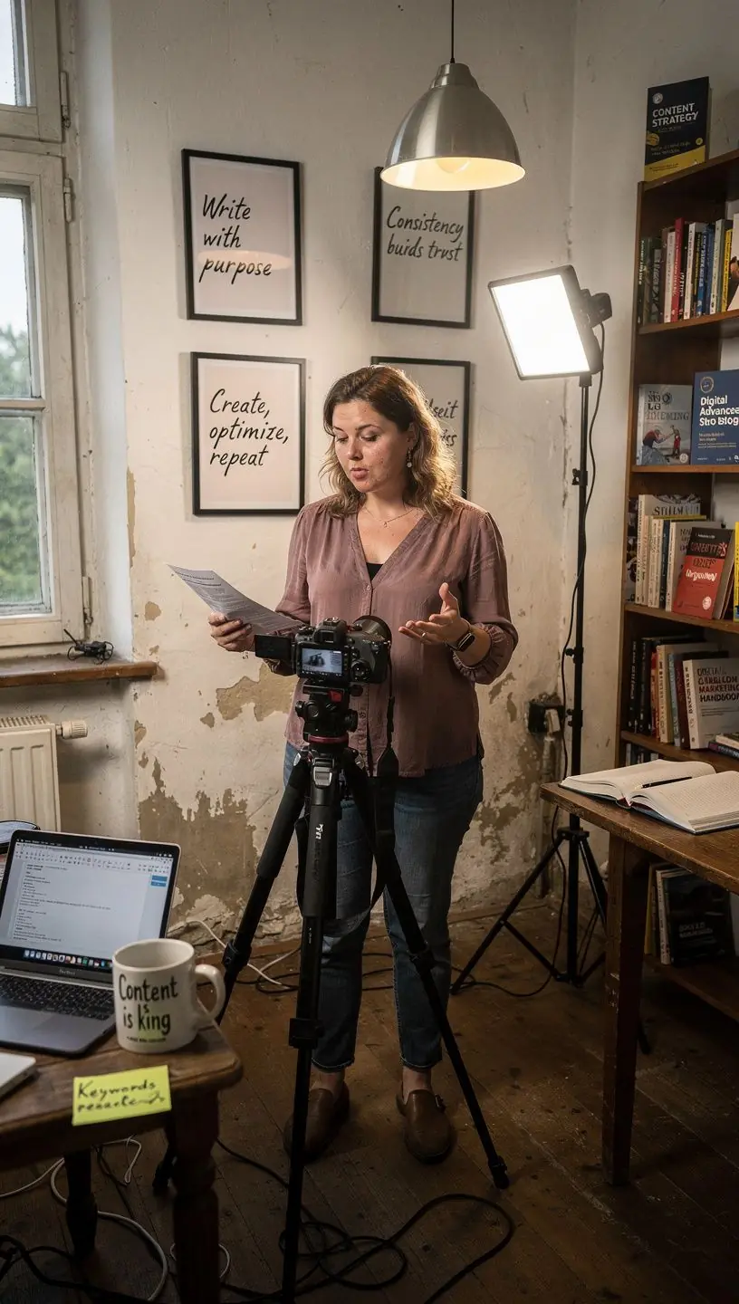 SnГ­mek obrazovky webovГ© strГЎnky s optimalizovanГЅm ДЌlГЎnkem a analГЅzou